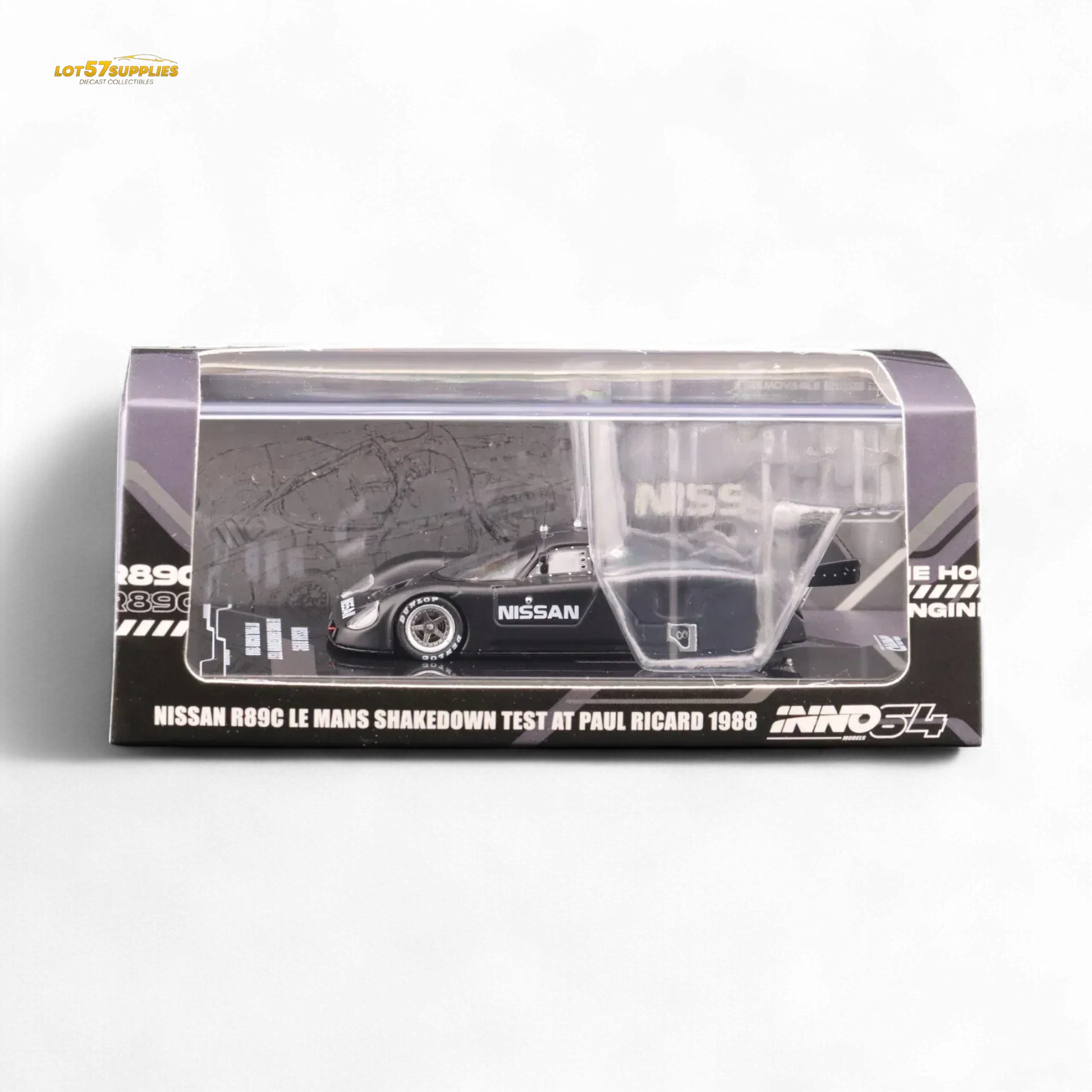 Inno64 NISSAN R89C LE MANS SHAKEDOWN TEST AT PAUL RICARD 1988 1:64 - ToylandEU