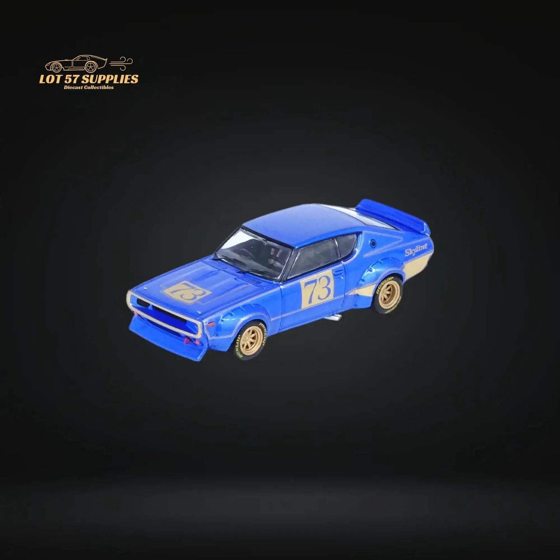 Inno64 Nissan Skyline 2000 GT-R (KPGC10) in Racing Concept Blue 1:64 IN64-KPGC110RC-BLU - ToylandEU