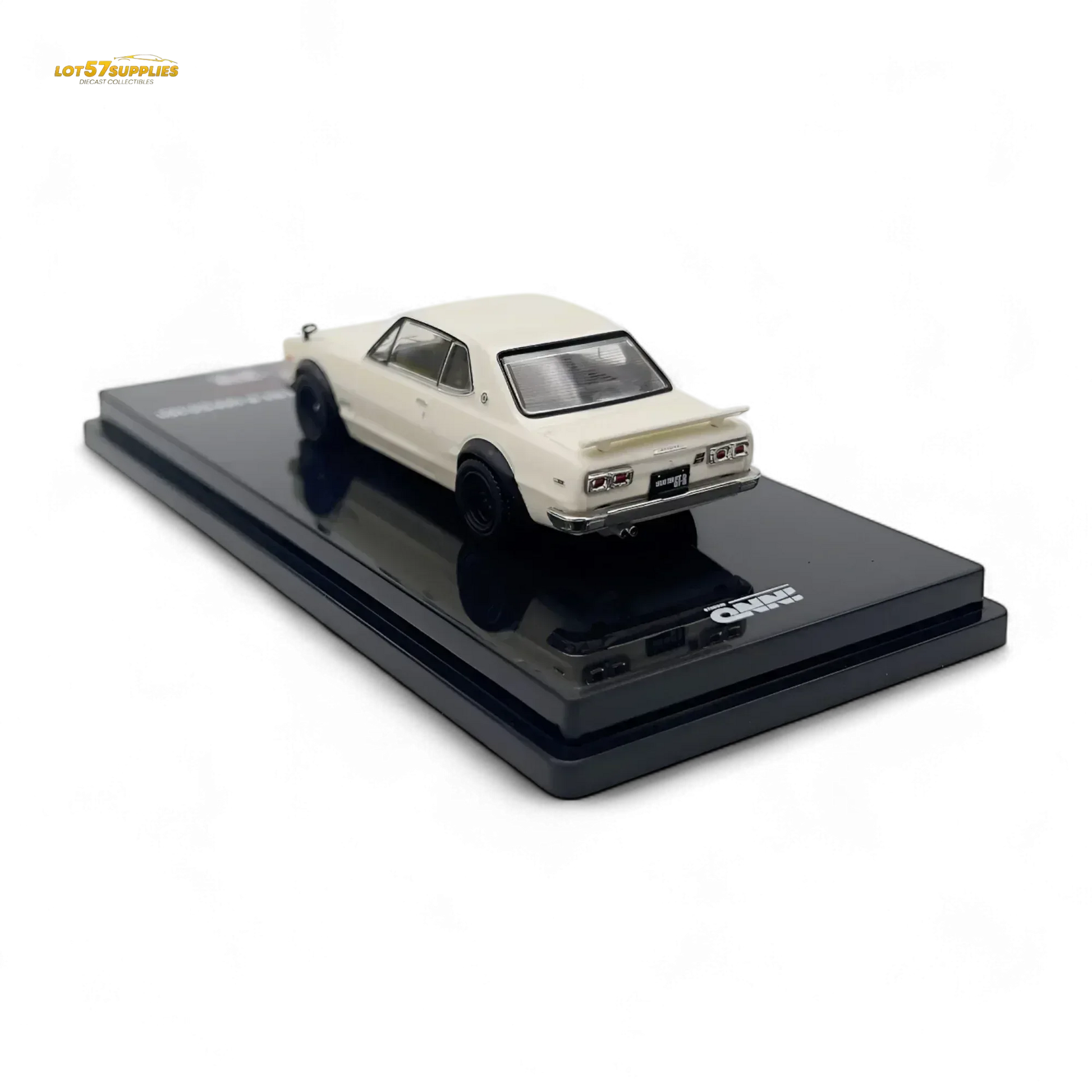 Inno64 Nissan Skyline 2000 GT-R (KPGC10) in White 1:64 - ToylandEU