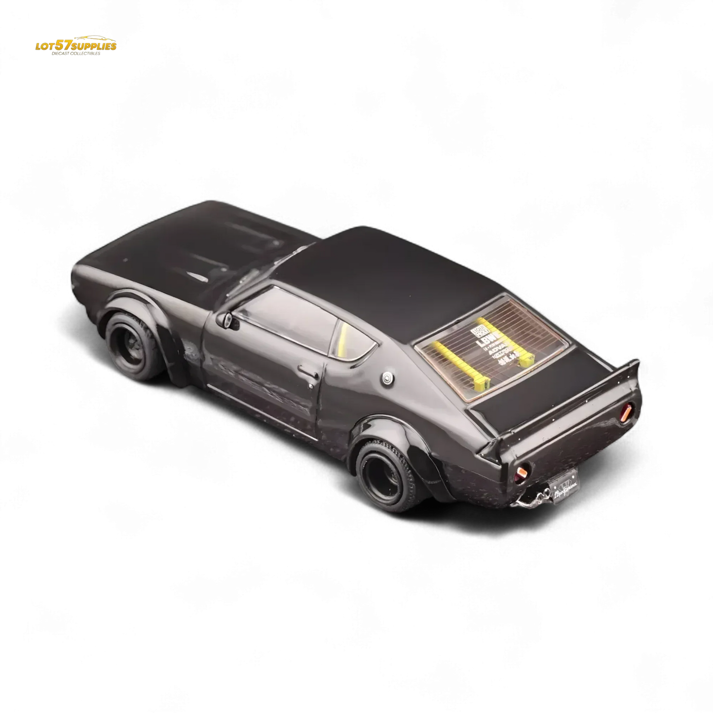 Inno64 Nissan Skyline 2000 GT-R KPGC110 KENMERI Black 1:64 - ToylandEU