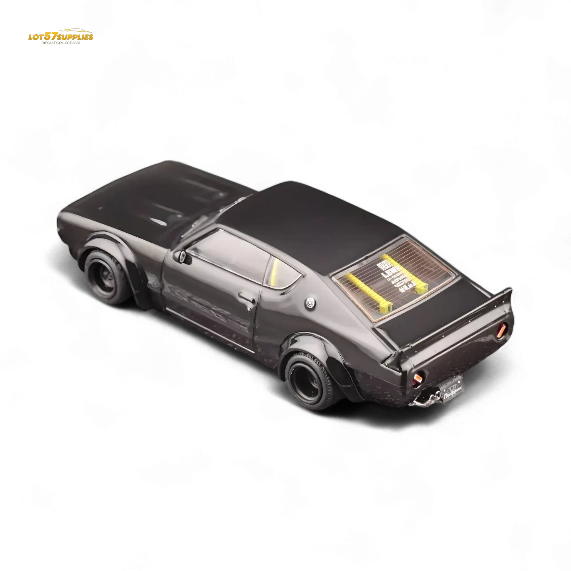 Inno64 Nissan Skyline 2000 GT-R KPGC110 KENMERI Black 1:64 - ToylandEU
