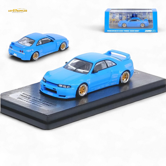  Inno64 Nissan Skyline GT-R R33 Pandem Rocket Bunny Blue 1:64 -  ToylandEU™