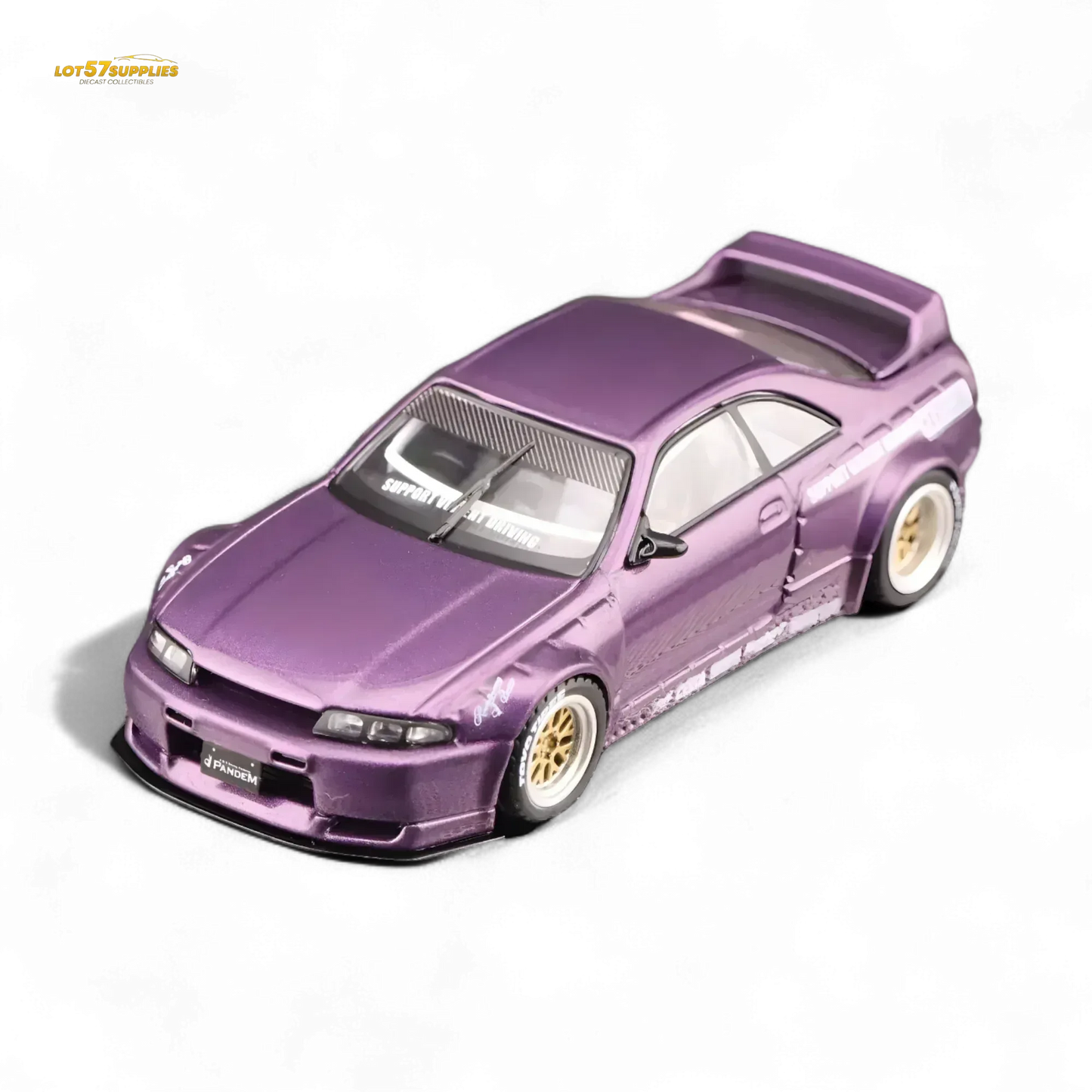 Inno64 NISSAN SKYLINE GT-R (R33) "PANDEM ROCKET BUNNY" Purple 1:64 - ToylandEU
