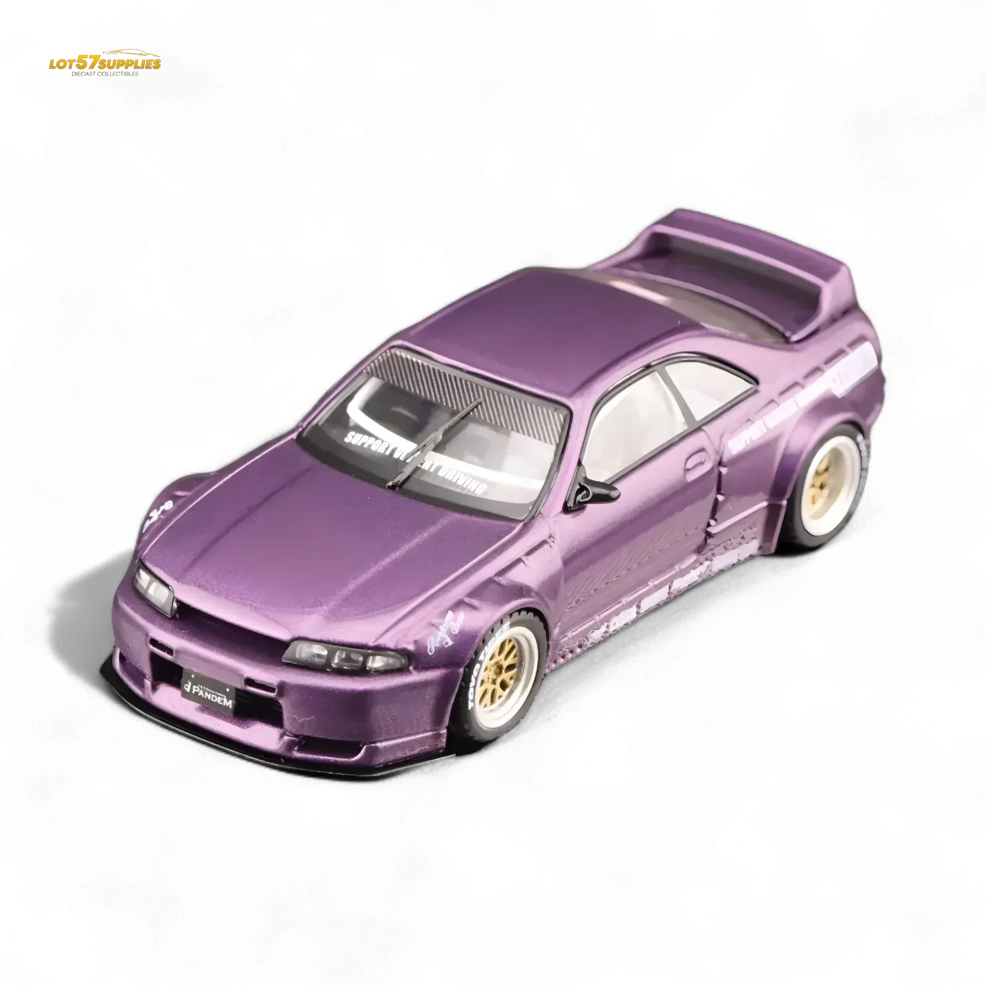 Inno64 NISSAN SKYLINE GT-R (R33) "PANDEM ROCKET BUNNY" Purple 1:64 - ToylandEU