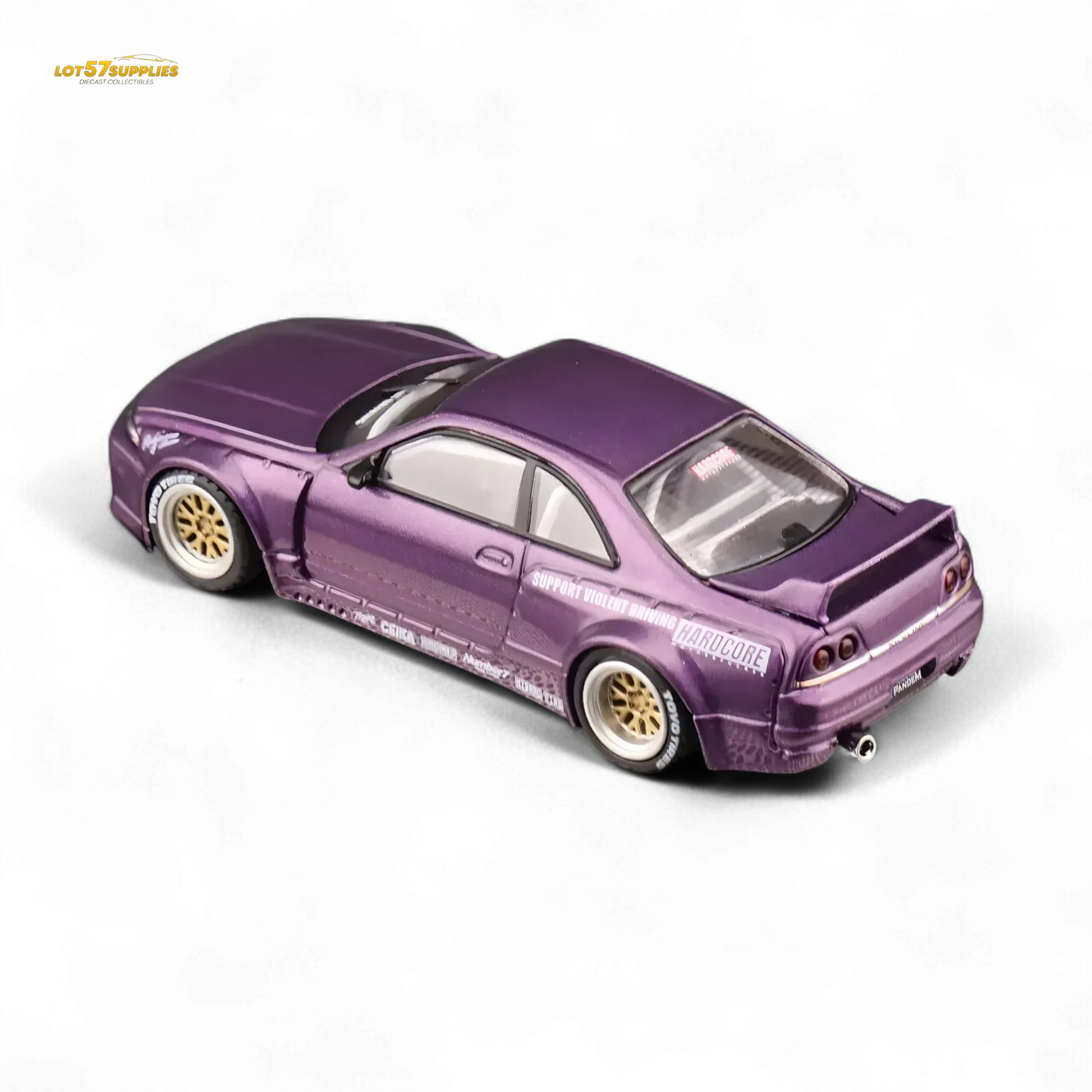 Inno64 NISSAN SKYLINE GT-R (R33) "PANDEM ROCKET BUNNY" Purple 1:64 - ToylandEU