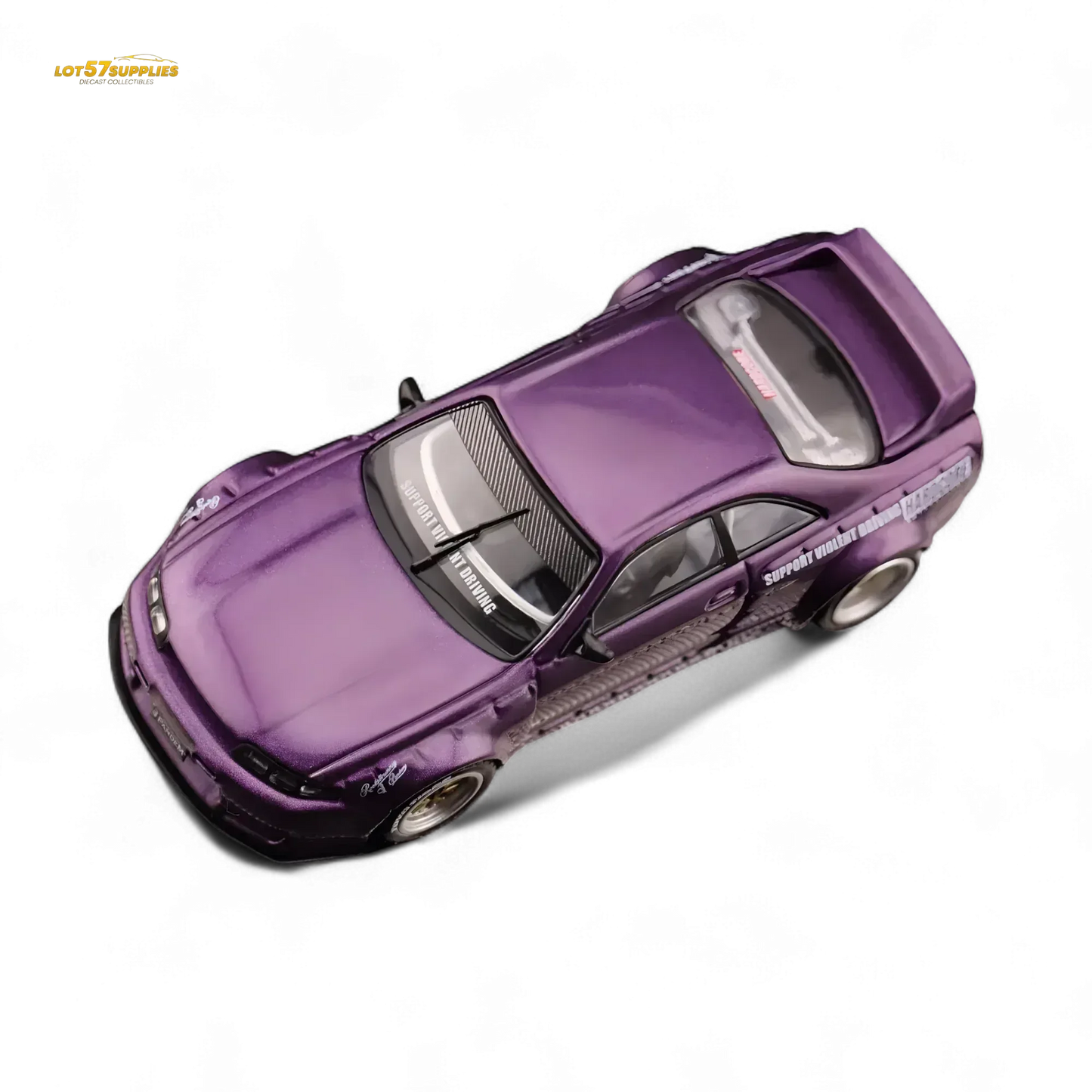 Inno64 NISSAN SKYLINE GT-R (R33) "PANDEM ROCKET BUNNY" Purple 1:64 - ToylandEU