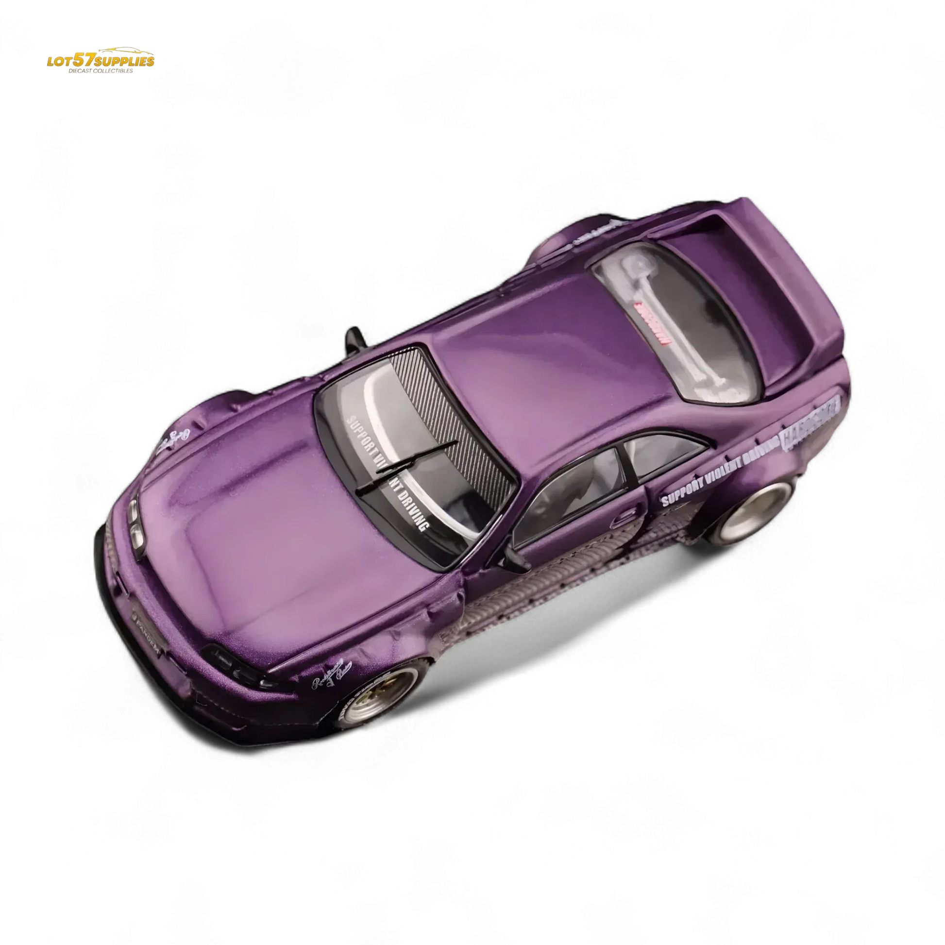 Inno64 NISSAN SKYLINE GT-R (R33) "PANDEM ROCKET BUNNY" Purple 1:64 - ToylandEU