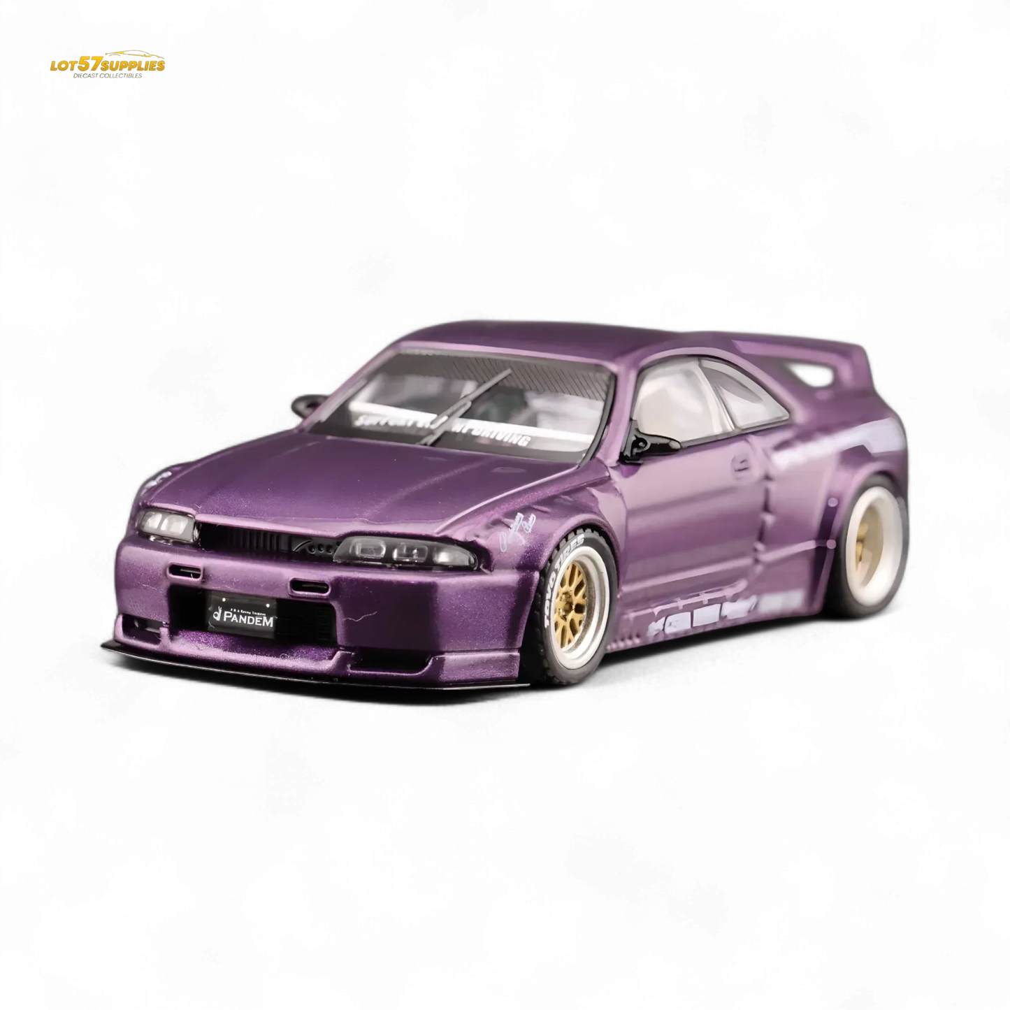 Inno64 NISSAN SKYLINE GT-R (R33) "PANDEM ROCKET BUNNY" Purple 1:64 - ToylandEU