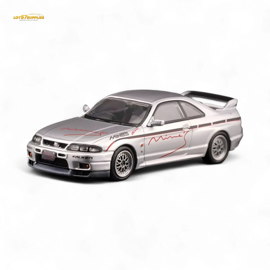  Inno64 Nissan Skyline GT-R R33 "Tuned by Mine's" Silver 1:64 -  ToylandEU™