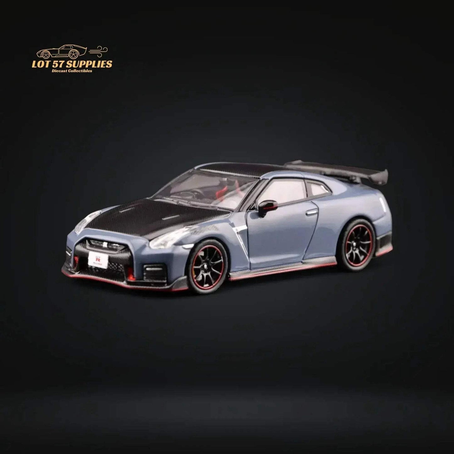Inno64 Nissan Skyline GT-R R35 Nismo Stealth Gray 1:64 IN64-R35NSE-STGR - ToylandEU