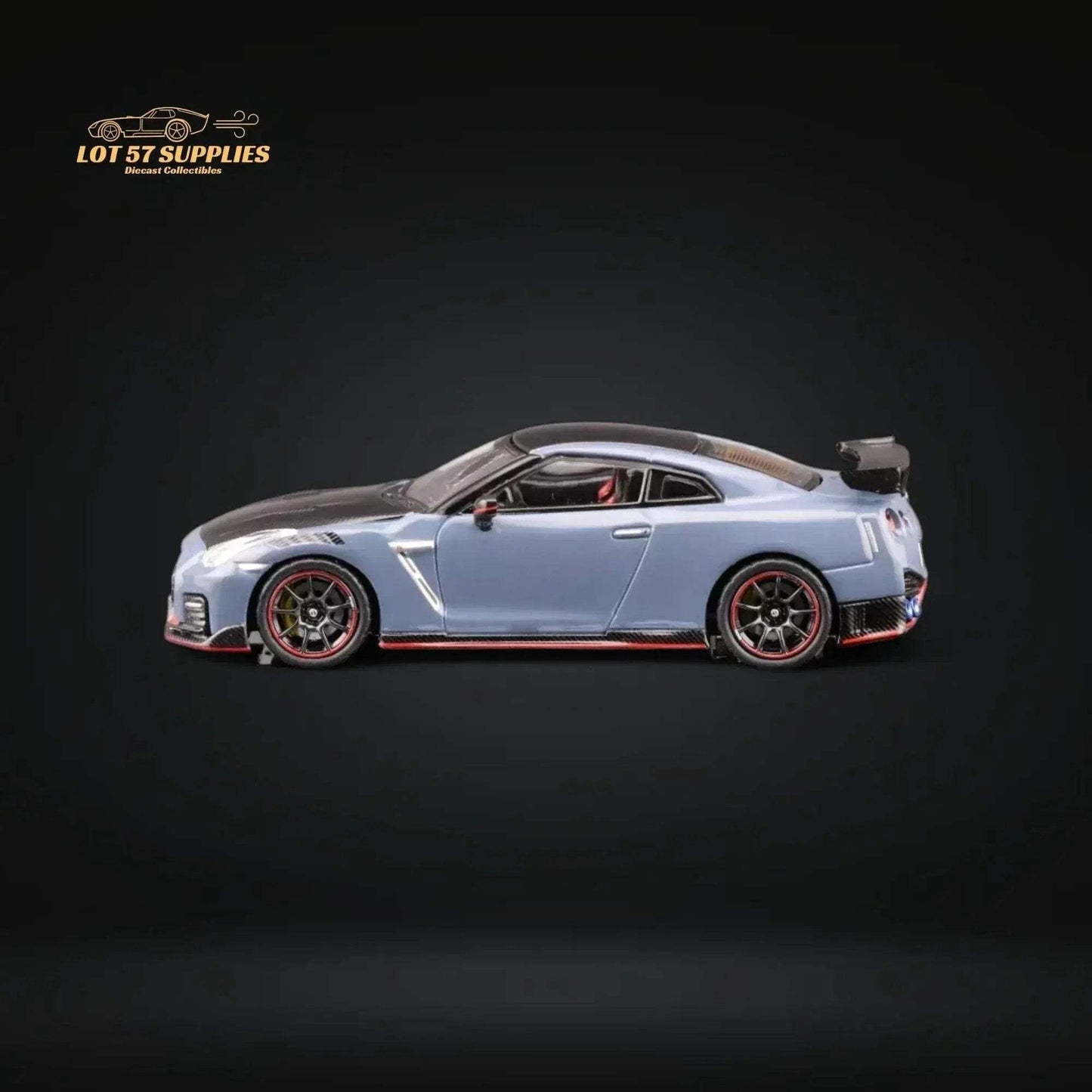 Inno64 Nissan Skyline GT-R R35 Nismo Stealth Gray 1:64 IN64-R35NSE-STGR - ToylandEU