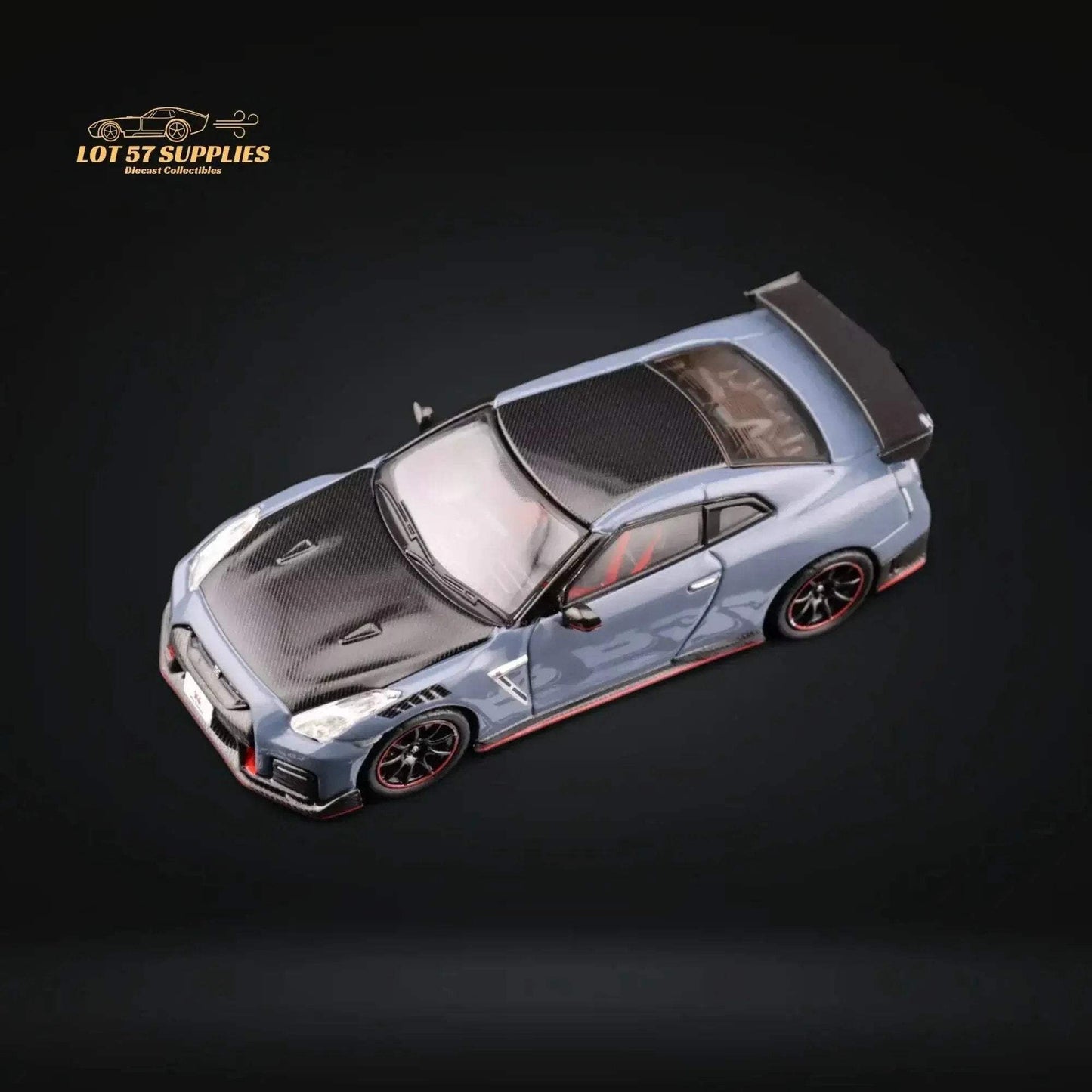 Inno64 Nissan Skyline GT-R R35 Nismo Stealth Gray 1:64 IN64-R35NSE-STGR - ToylandEU