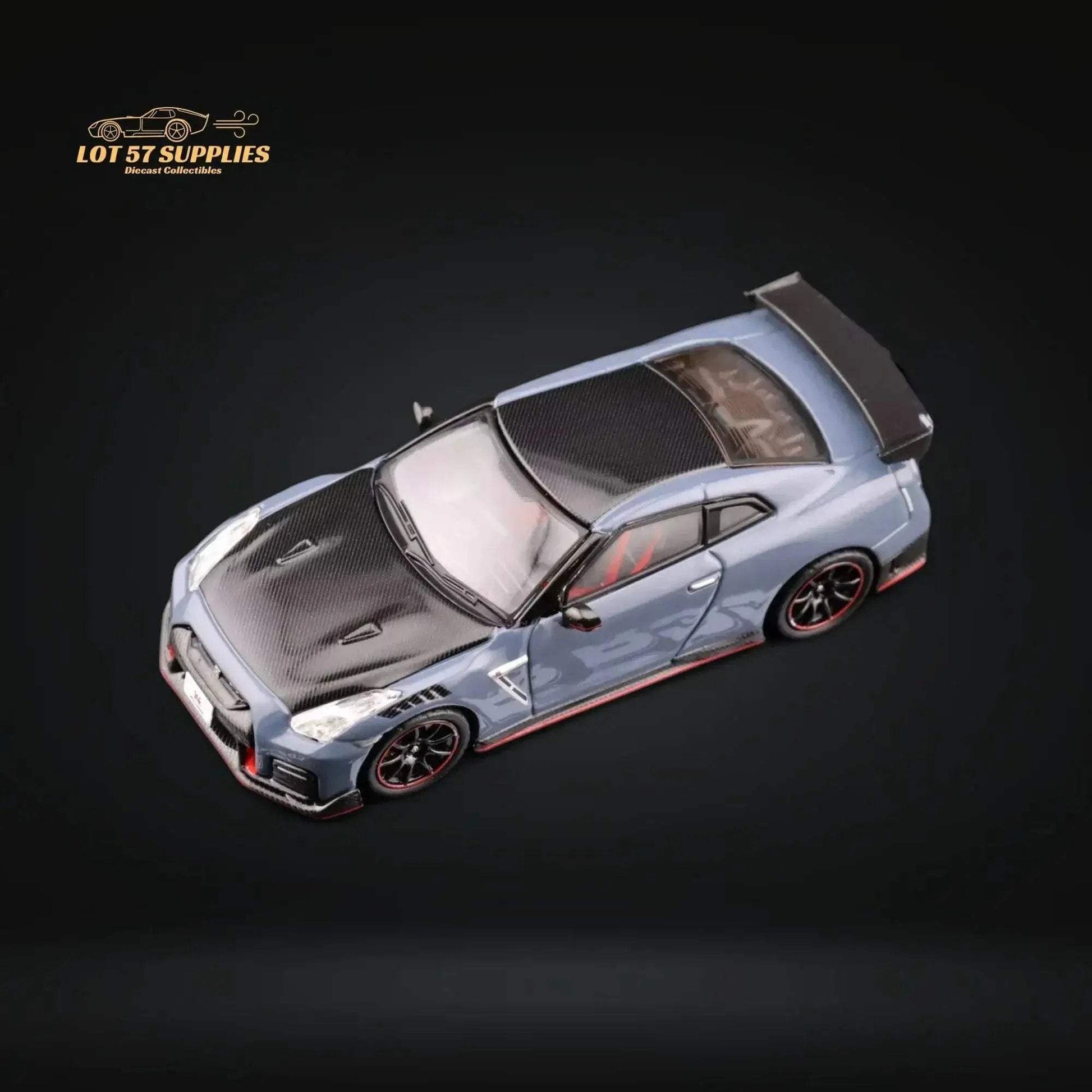 Inno64 Nissan Skyline GT-R R35 Nismo Stealth Gray 1:64 IN64-R35NSE-STGR - ToylandEU