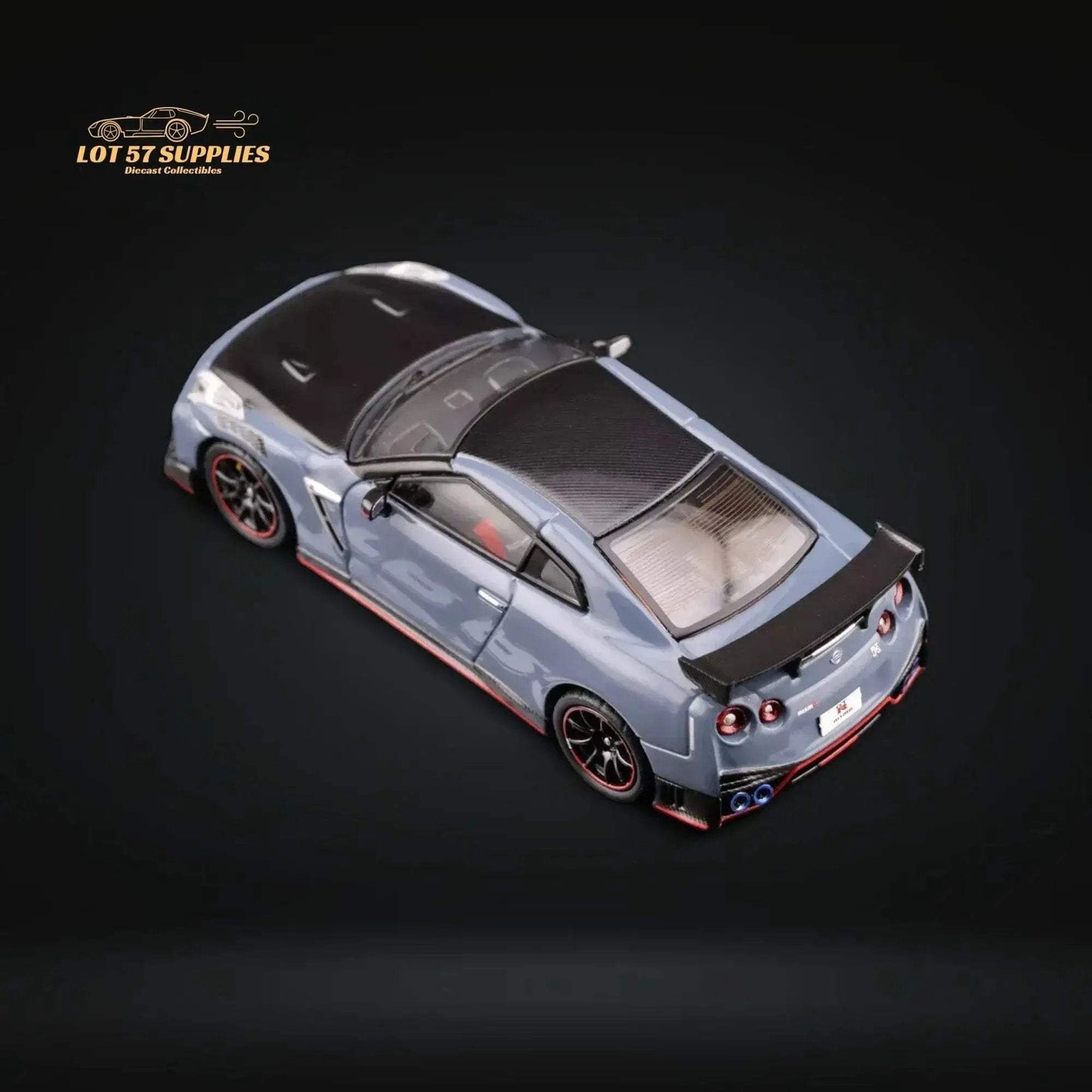Inno64 Nissan Skyline GT-R R35 Nismo Stealth Gray 1:64 IN64-R35NSE-STGR - ToylandEU