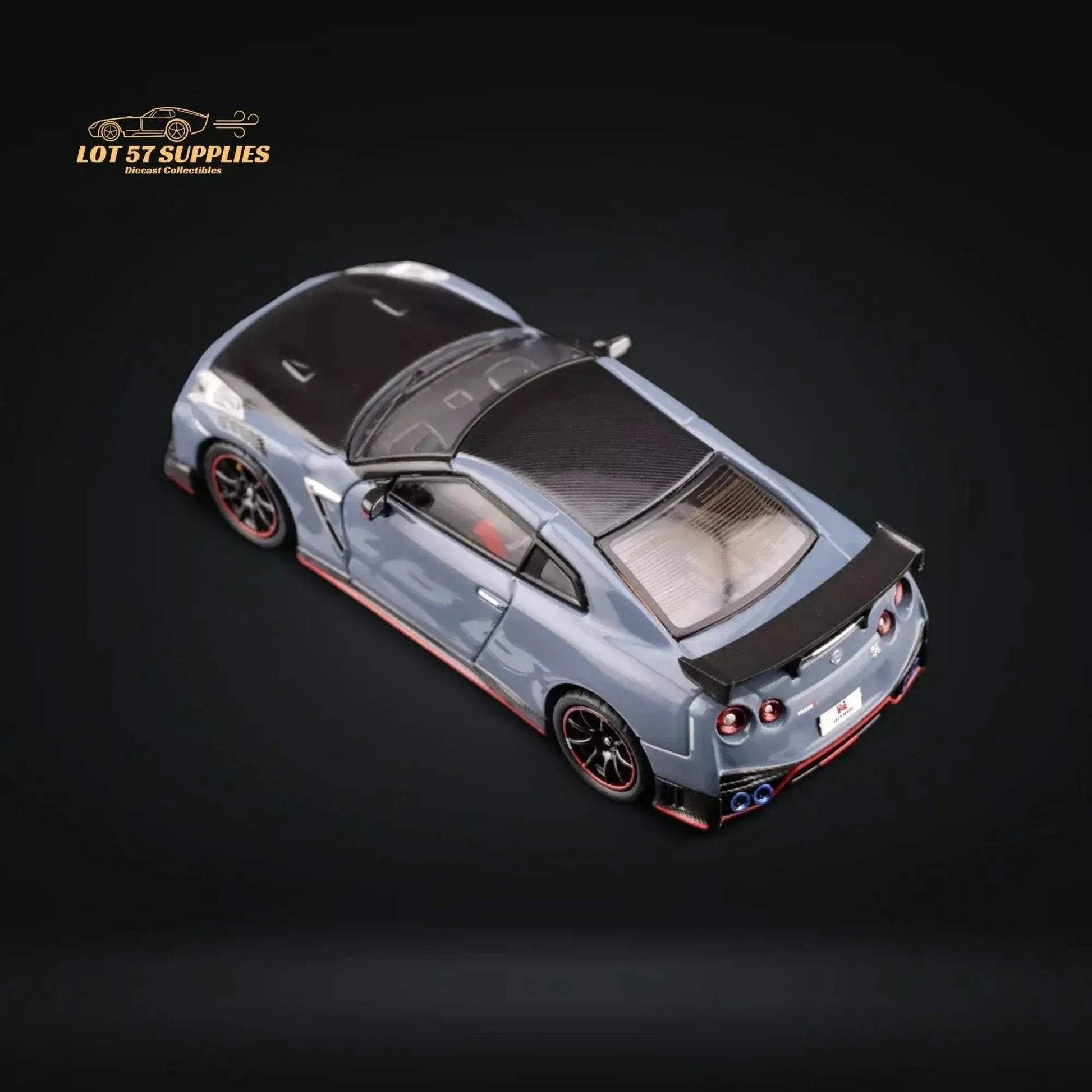 Inno64 Nissan Skyline GT-R R35 Nismo Stealth Gray 1:64 IN64-R35NSE-STGR - ToylandEU