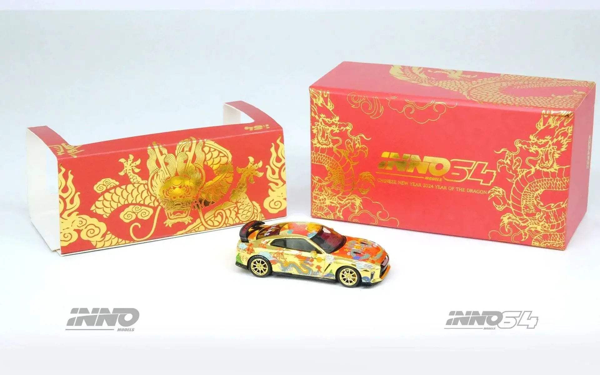 Inno64 Nissan Skyline GT-R R35 Year Of The Dragon Special Edition 2024 1:64 - ToylandEU