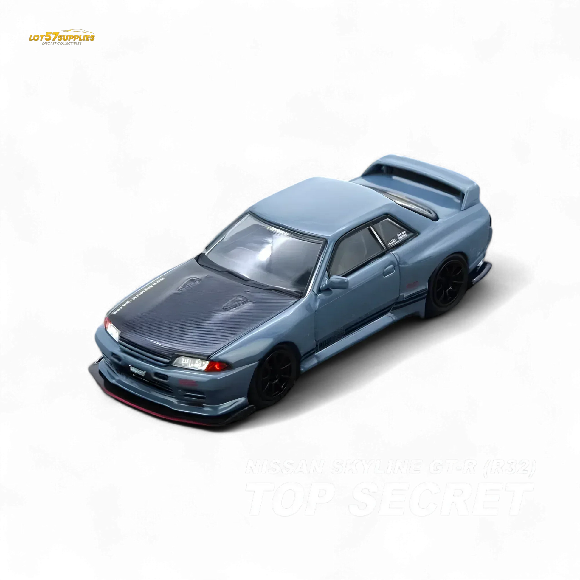 Inno64 TOP SECRET R32 GT-R - Stealth Grey 1/64 - ToylandEU
