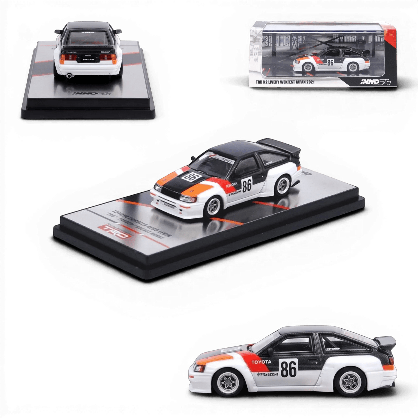  Inno64 Toyota AE86 Diecast 164 Widebody New Tooling 