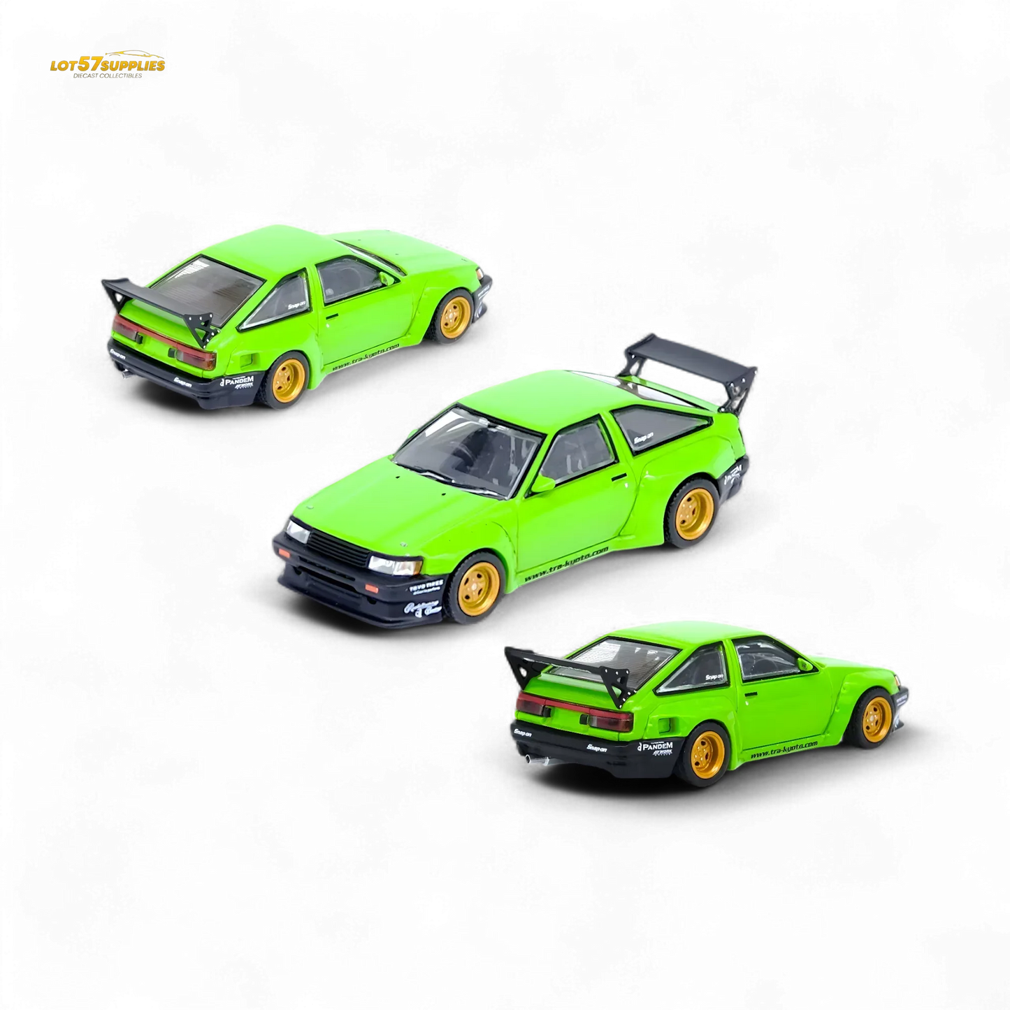 Inno64 TOYOTA AE86 Levin "PANDEM ROCKET BUNNY" Green 1:64 - ToylandEU
