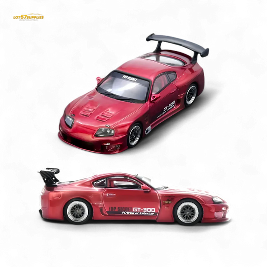  Toyota Supra A80 Diecast Model Top Secret Red Edition -  ToylandEU™