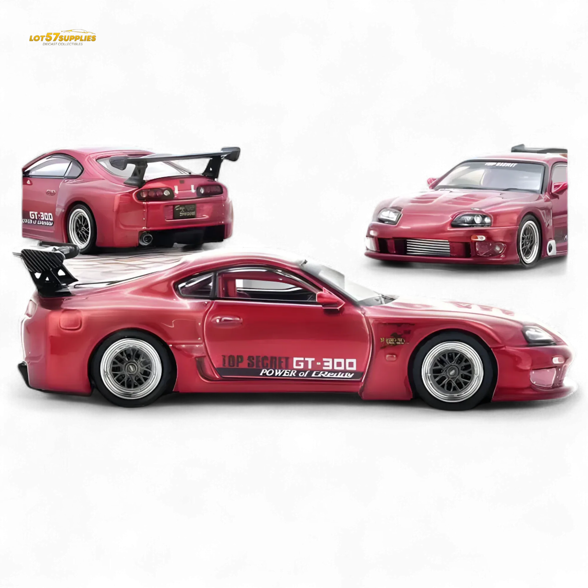 INNO64 Toyota Supra A80 Top Secret - Red 1:64 - ToylandEU