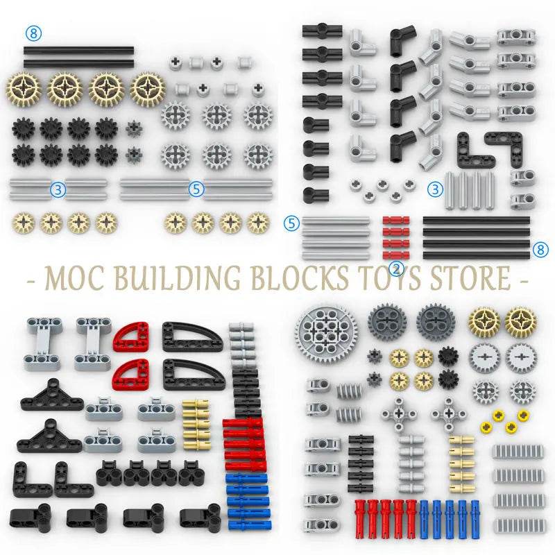Innovative Engineering Building Blocks Set - High-Tech Construction Kit - ToylandEU