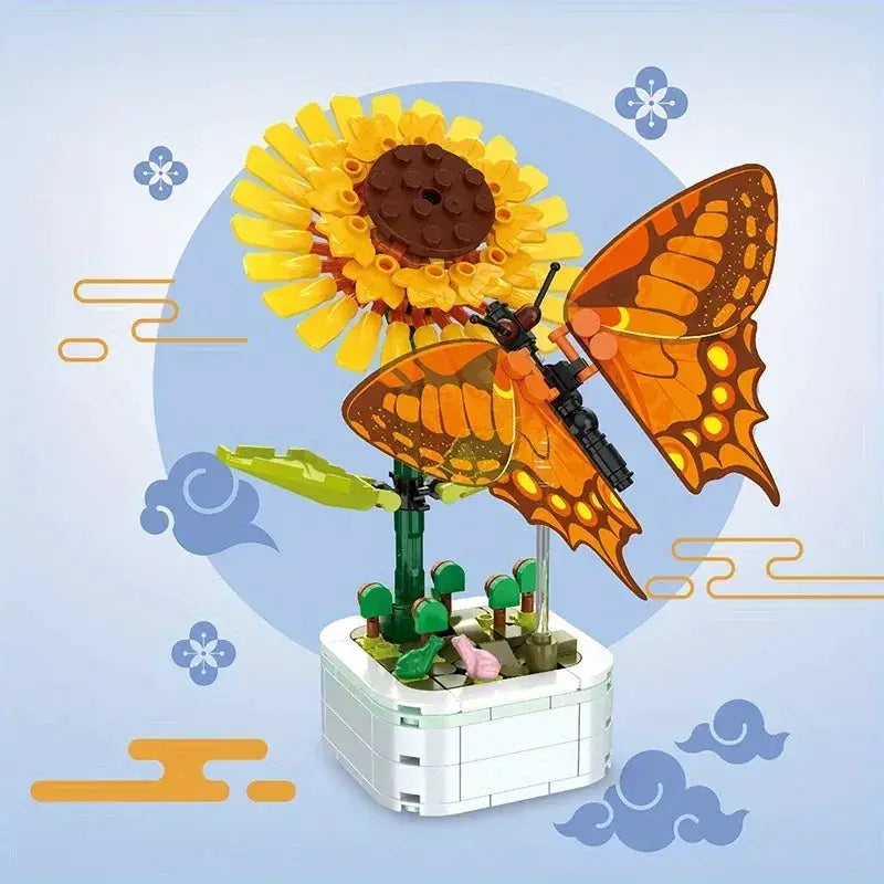 Insect Building Blocks Set DIY Succulent Bouquet Decor - ToylandEU
