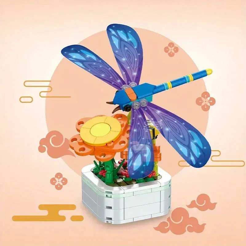 Insect Building Blocks Set DIY Succulent Bouquet Decor - ToylandEU