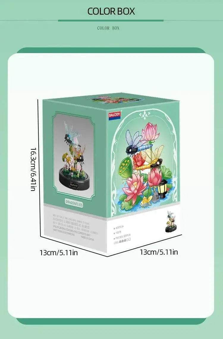 Insect Flower Bonsai Building Block Bee Butterfly Set Deco - ToylandEU