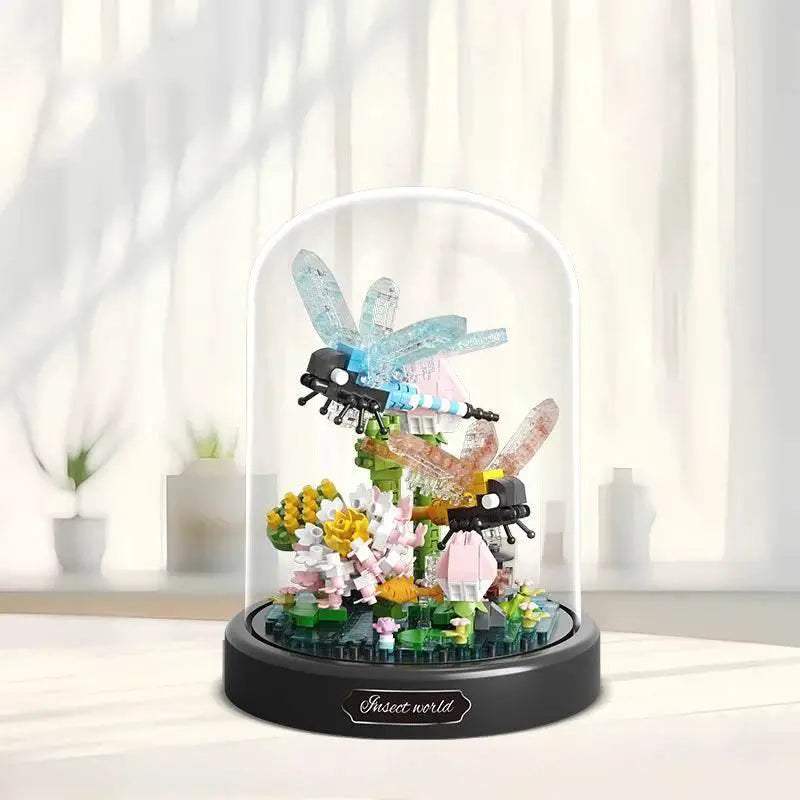 Insect Flower Bonsai Building Block Bee Butterfly Set Deco - ToylandEU