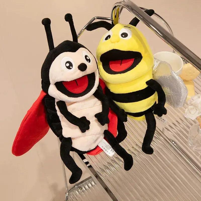  Insect Plush Hand Puppets Storytelling Education Safe -  ToylandEU™