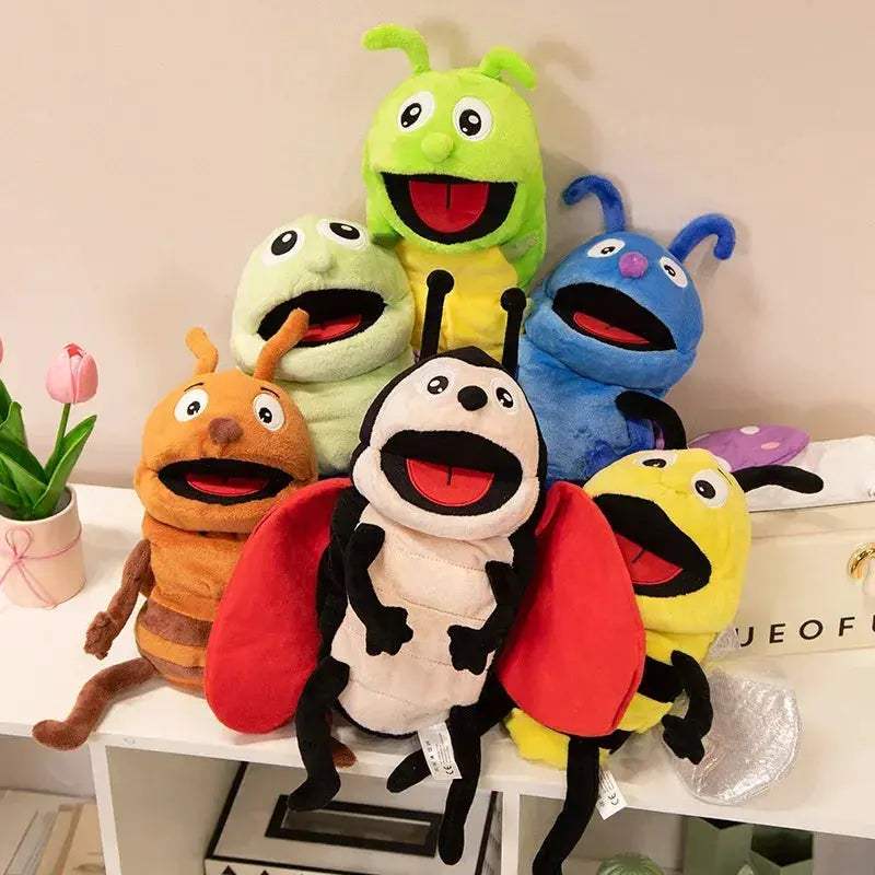 Insect Plush Hand Puppets for Storytelling and Education - ToylandEU