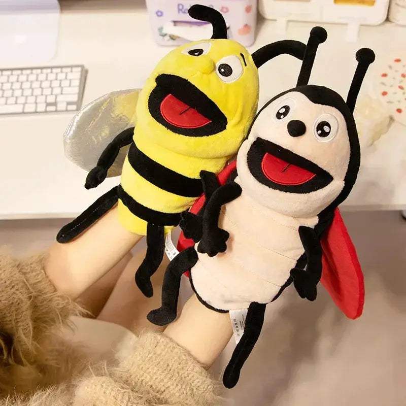 Insect Plush Hand Puppets for Storytelling and Education - ToylandEU