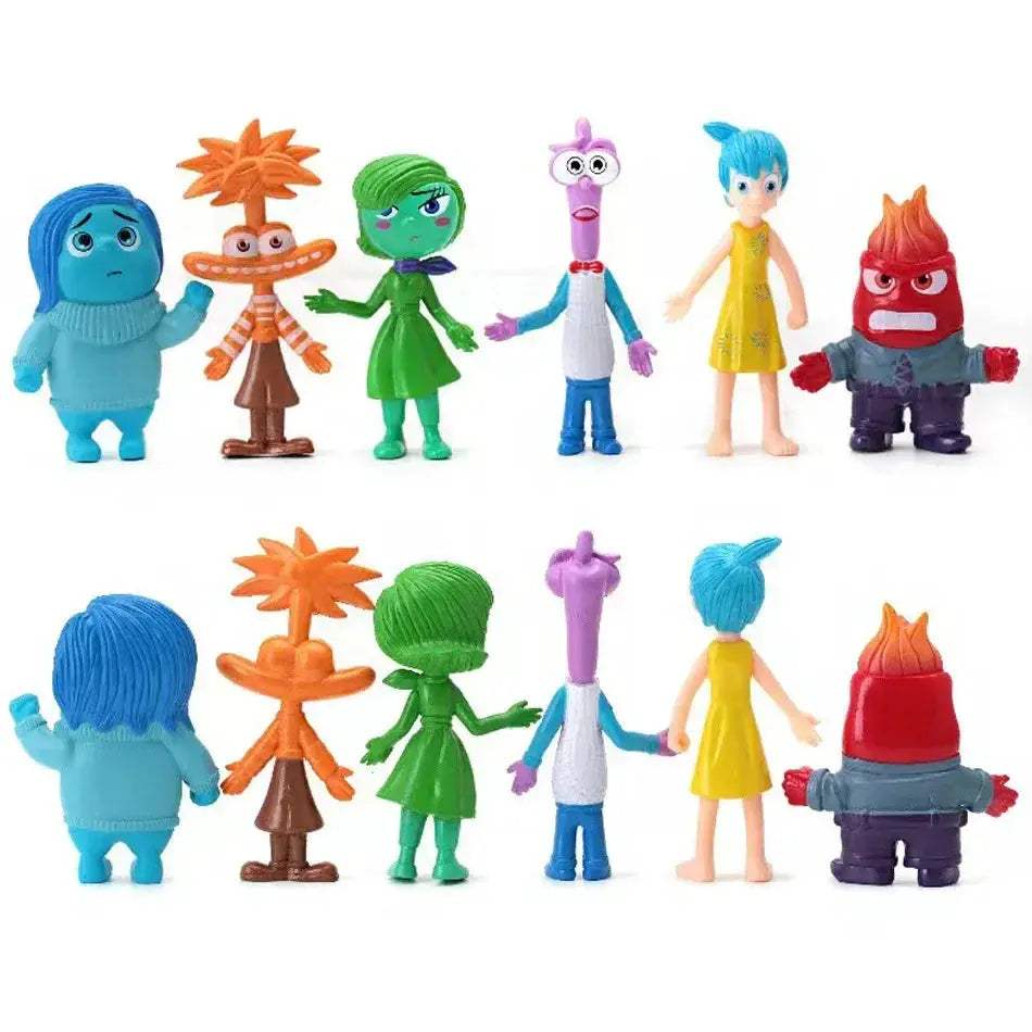 Inside Out Action Figures Set Six Piece Desk Ornament Gift - ToylandEU
