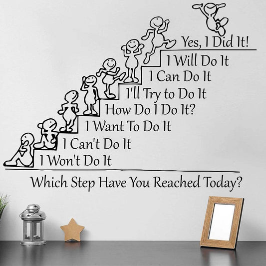 Inspiring Wall Sticker Removable Teamwork Quotes Office - ToylandEU