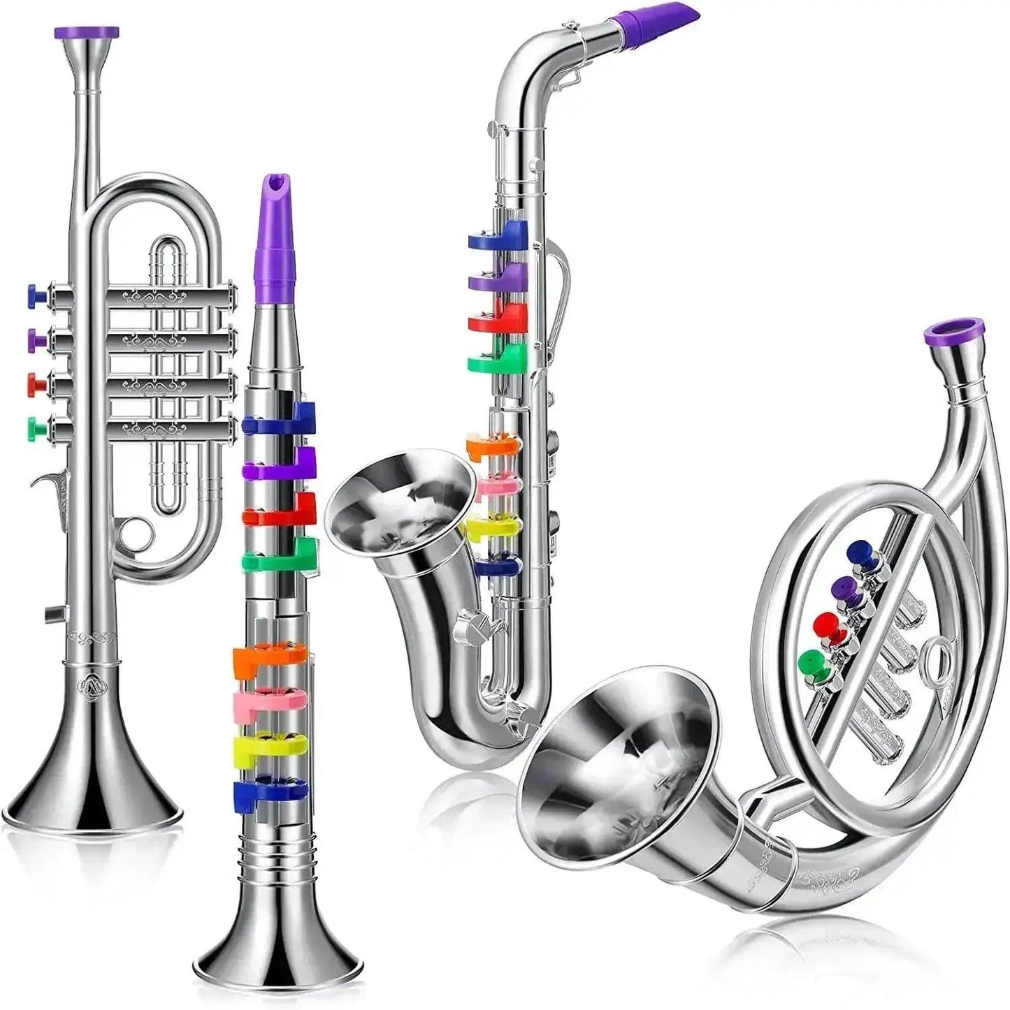  Classical Clarinet Trumpet Saxophone Imitation Musical Instrument Toys for Boys and Girls Early Education Learning Tool for Kids Children -  ToylandEU™