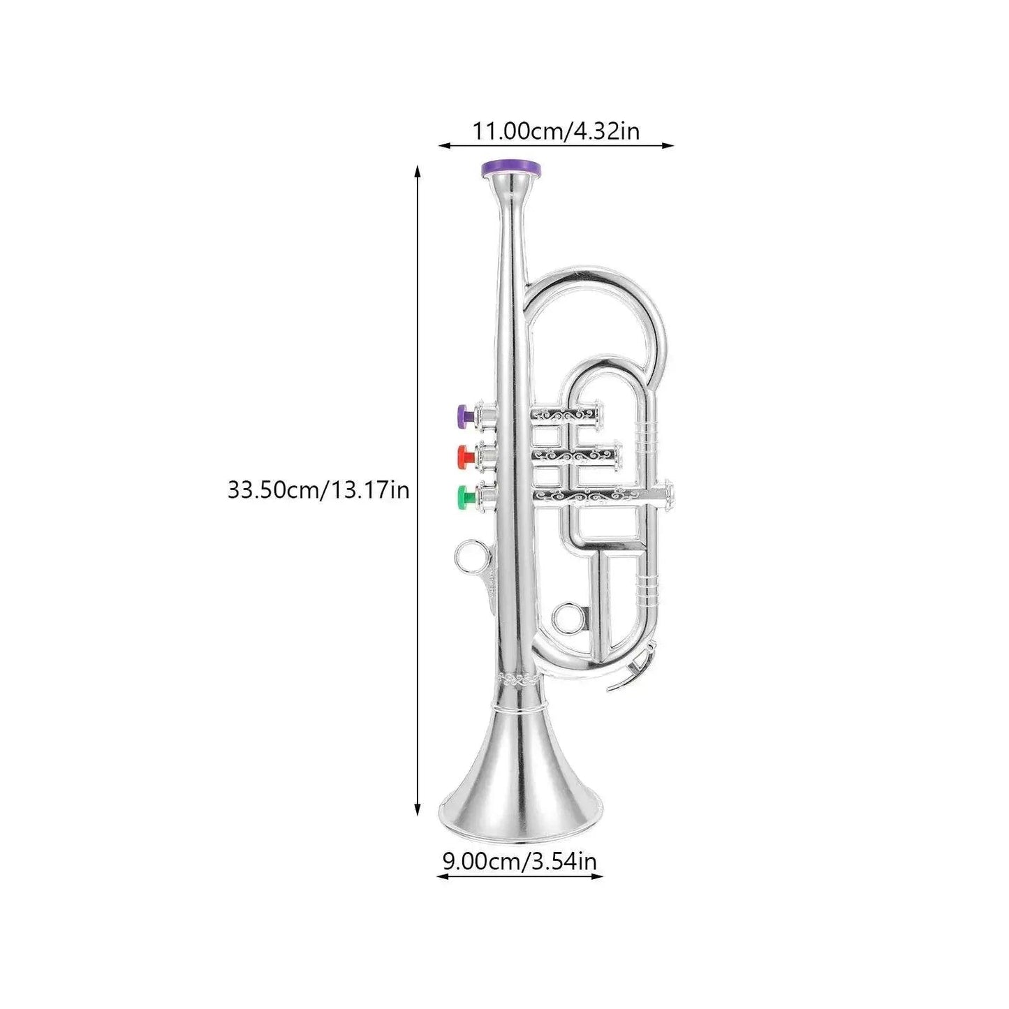  Classical Clarinet Trumpet Saxophone Imitation Musical Instrument Toys for Boys and Girls Early Education Learning Tool for Kids Children -  ToylandEU™