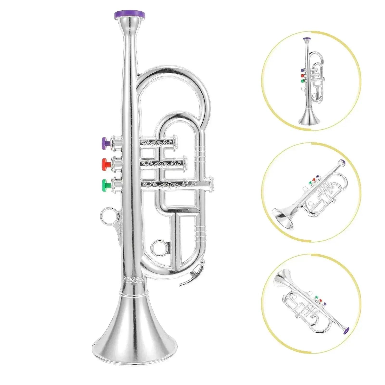  Classical Clarinet Trumpet Saxophone Imitation Musical Instrument Toys for Boys and Girls Early Education Learning Tool for Kids Children -  ToylandEU™