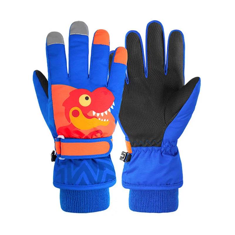Insulated Winter Gloves Waterproof Coral Fleece For Kids - ToylandEU