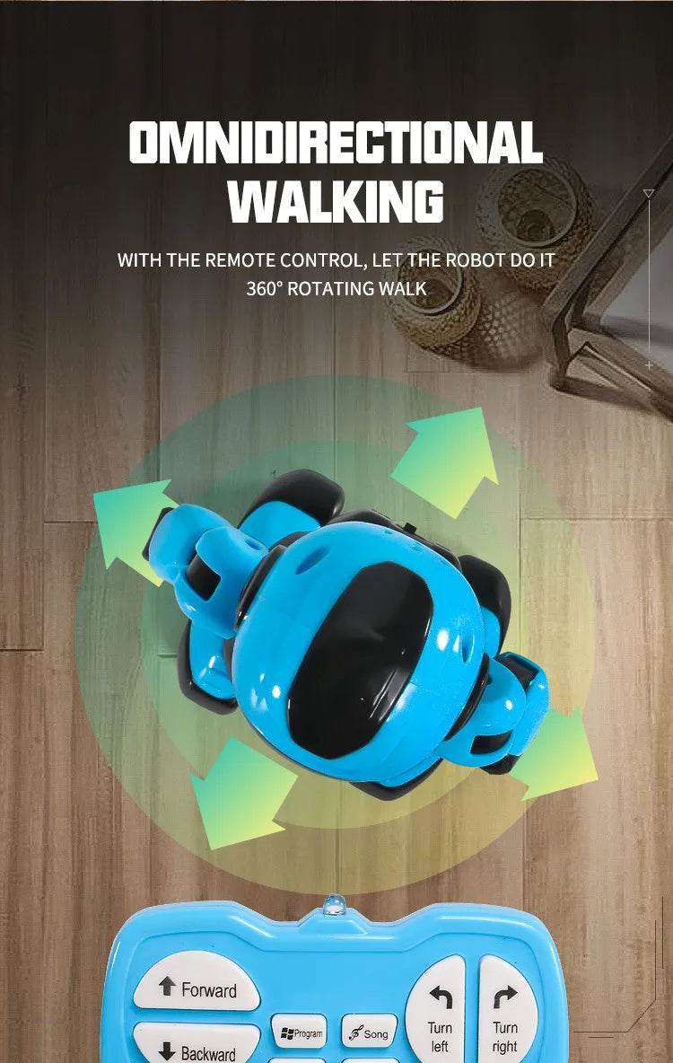 Intelligent Programming Robot for Kids with Infrared Remote Control and Educational Features - ToylandEU