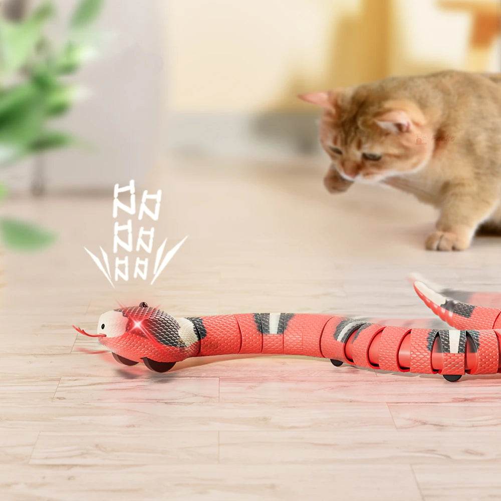 Intelligent RC Snake Toy Obstacle Avoidance For Cats - ToylandEU