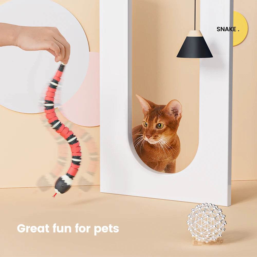 Intelligent RC Snake Toy Obstacle Avoidance For Cats - ToylandEU