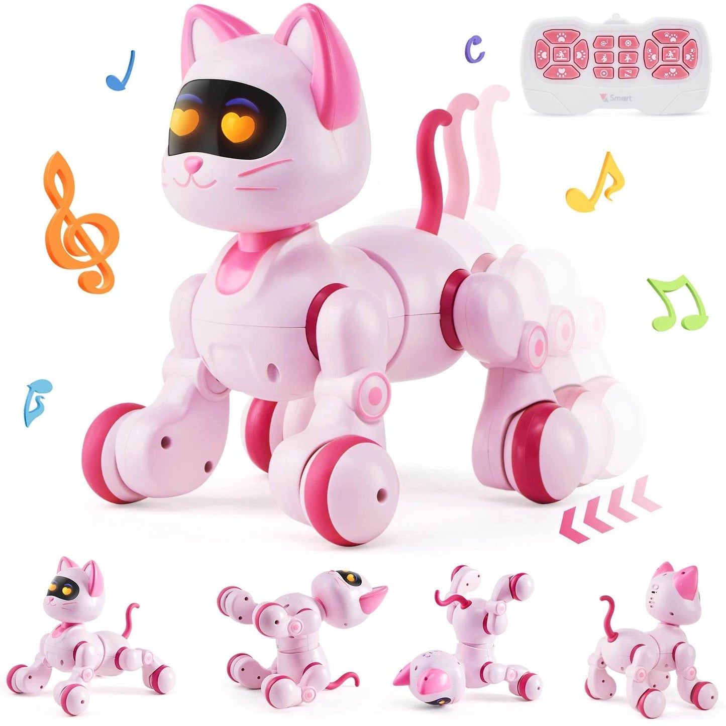 Intelligent Remote Control Robot Cat Toy Touch Sense Kids - ToylandEU