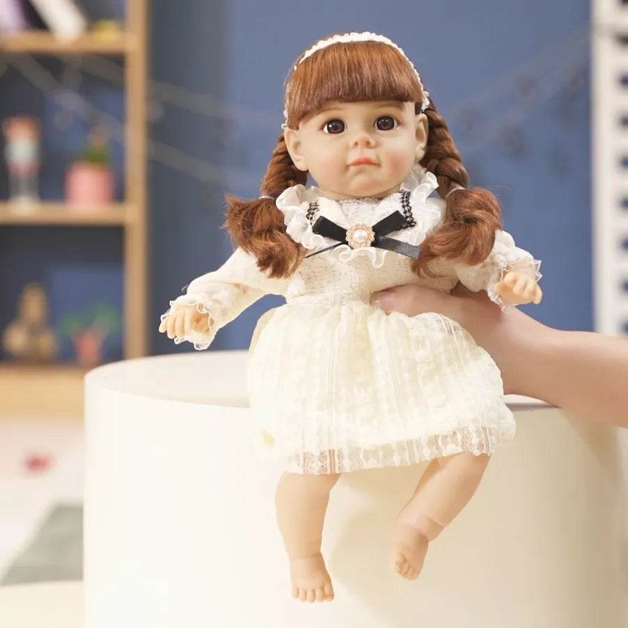 Interactive 14-Inch Reborn Doll with Voice & Stylish Fashion Costume - ToylandEU