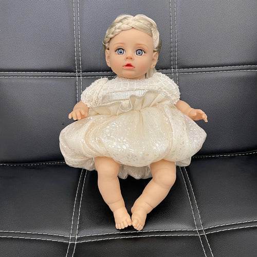 Interactive 14-Inch Reborn Doll with Voice & Stylish Fashion Costume - ToylandEU
