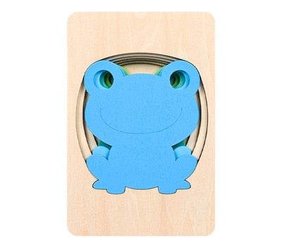 Interactive 3D Animal Puzzle for Kids - Fun Wooden Learning Toy - ToylandEU
