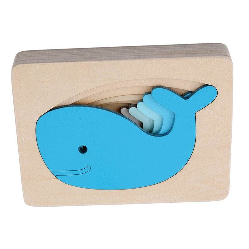 Interactive 3D Animal Puzzle for Kids - Fun Wooden Learning Toy - ToylandEU