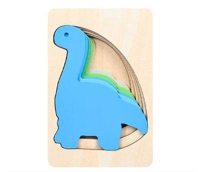 Interactive 3D Animal Puzzle for Kids - Fun Wooden Learning Toy - ToylandEU
