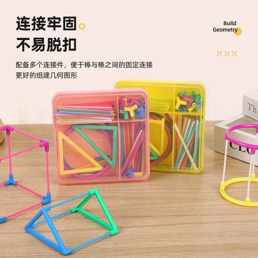 Interactive 3D Geometry Building Set - Fun Math Puzzle for Kids - ToylandEU