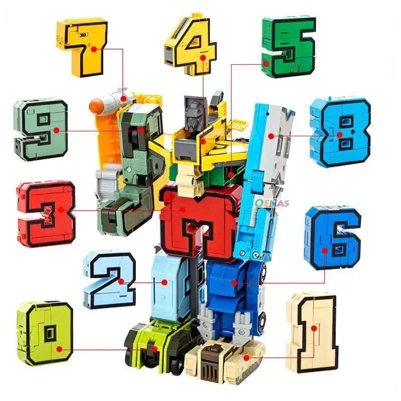  Interactive Assemble Robot 3 Number Toy Toyland EU -  ToylandEU™